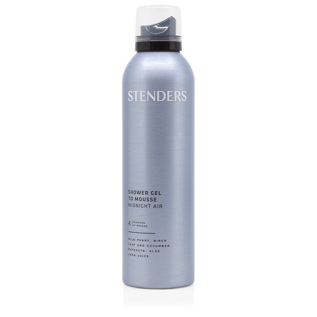 stenders shower gel to mousse midnight