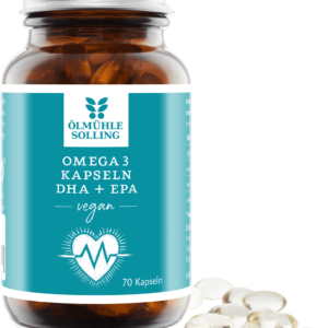 Omega 3 Kapseln mit DHA & EPA aus Algenöl 70 vegane Kapseln 56 g