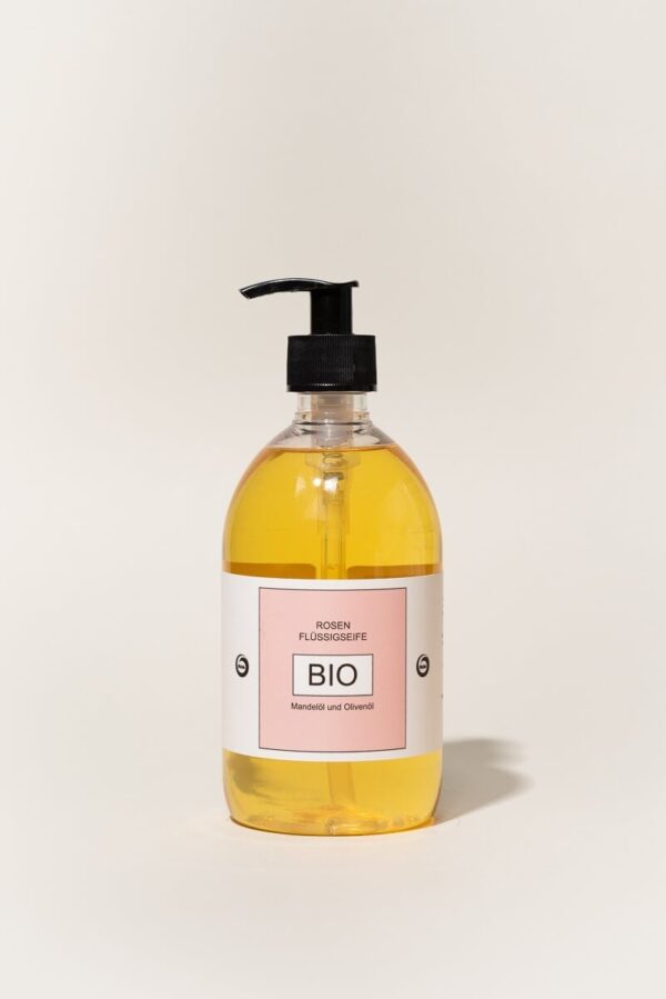 Flüssige BIO Seife Rose