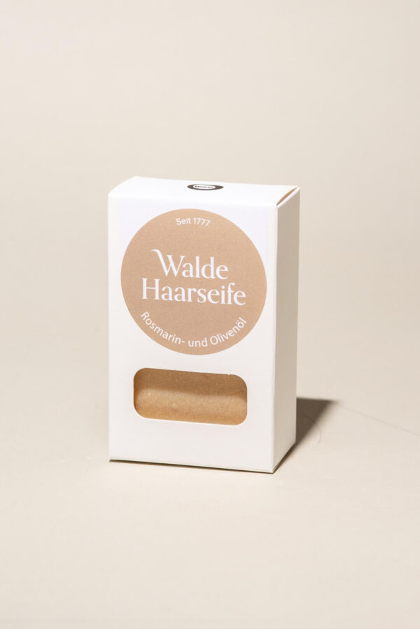 Haar Seife handgeschöpft