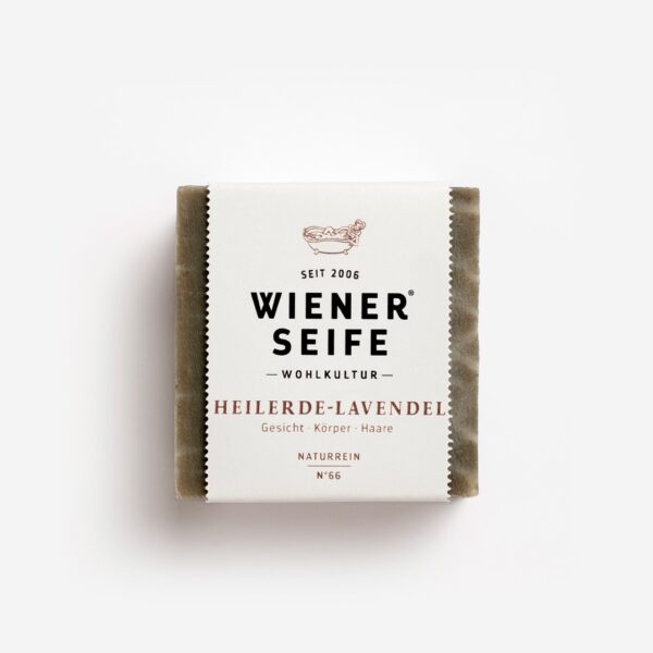Heilerde Lavendel Seife N°66, handgemacht