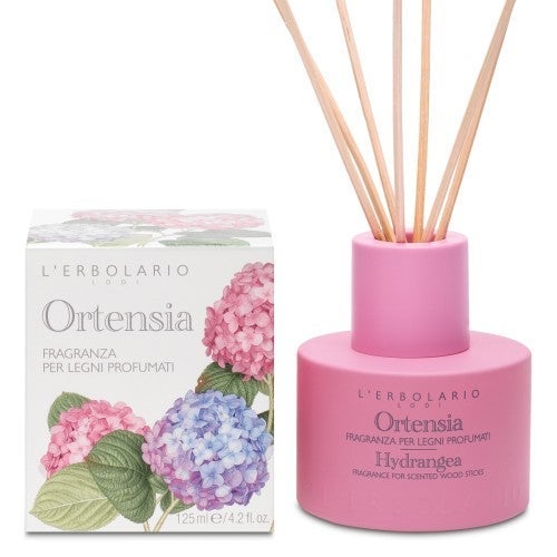 lerbolario ortensia raumduft mit holzstaebchen 125ml 3
