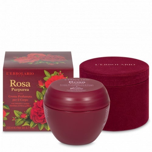 ROSA PURPUREA Körpercreme 8 lerbolario geschenk 5 rosa purpurea duftende korpercreme