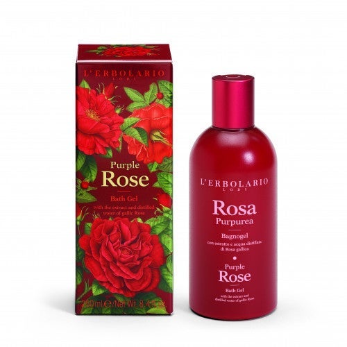 ROSA PURPUREA Bade-/Duschgel 6 lerbolario rosa purpurea purpur rose bade duschgel 250ml