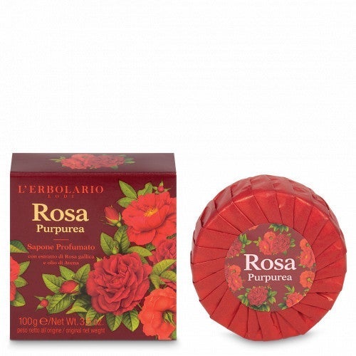 ROSA PURPUREA Seife 10 lerbolario rosa purpurea purpur rose seife 100g