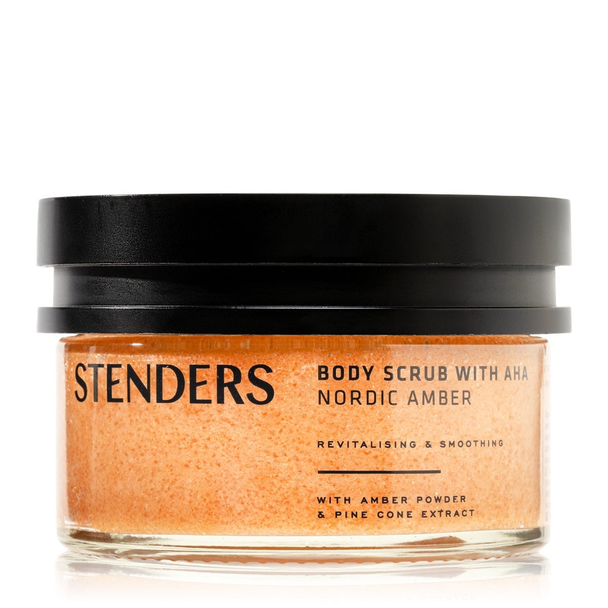 Körperpeeling mit AHA Nordischer Bernstein 5 stenders body scrub with aha nordic amber