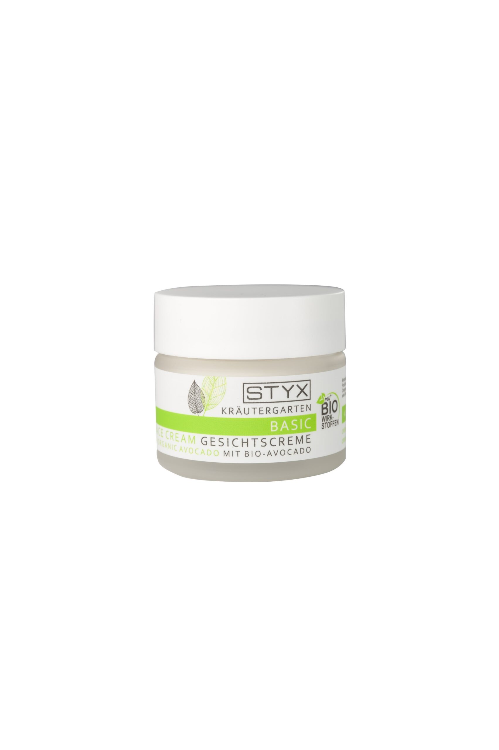 Kräutergarten BASIC Gesichtscreme mit Bio Avocado 8 styx kraeutergarten gesichtscreme bio avocado 50ml scaled