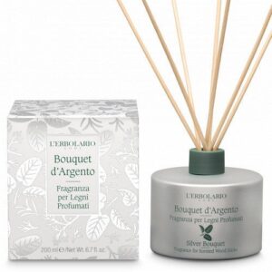 BOUQUET D'ARGENTO Raumduft mit Holzstäbchen