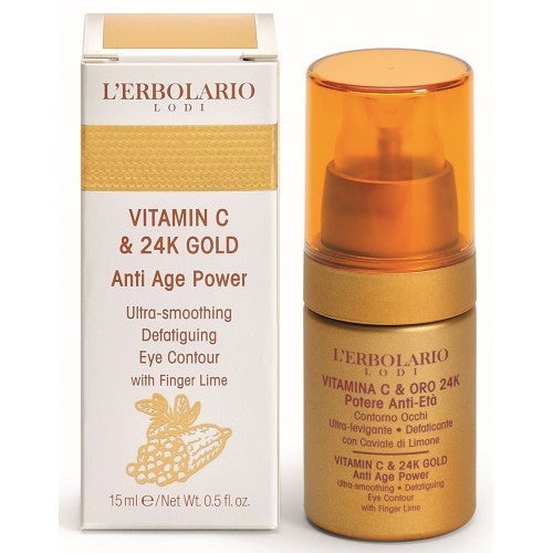 lerbolario vitamin c 24k gold 24h anti aging augenkonturencreme 15ml 4