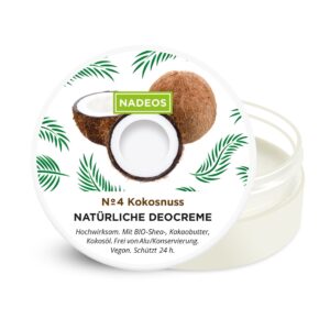 Natürliche Deocreme Kokosnuss