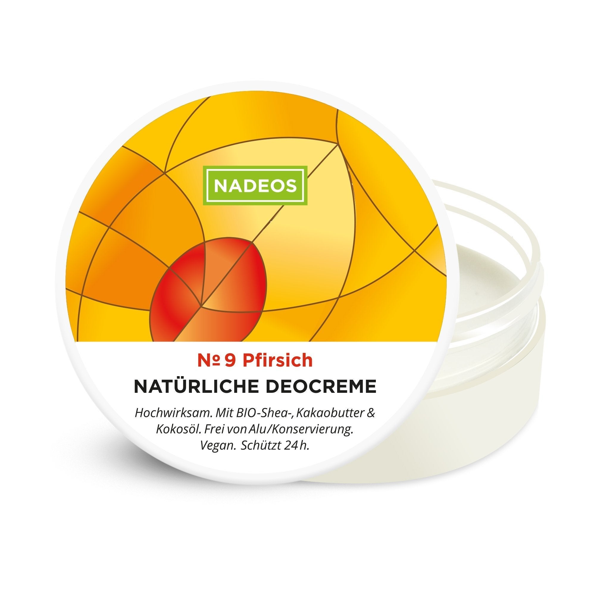 Natürliche Deocreme Pfirsich 1 Natürliche Deocreme Pfirsich
