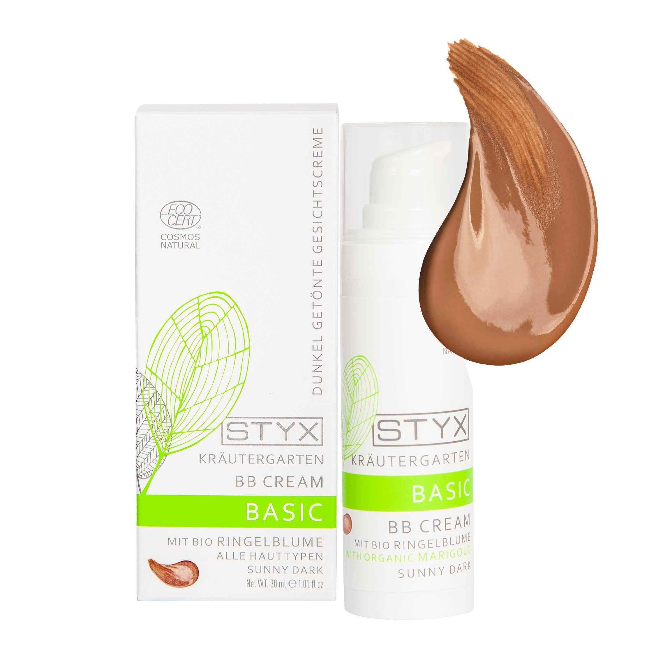 styx 14097 kraeutergarten bb cream dark 30ml klecks