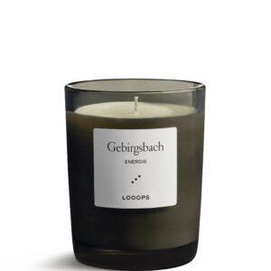 Duftkerze Gebirgsbach (kräuterfrisch mit Pfefferminz und Zitrone)