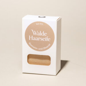 Haar Seife handgeschöpft