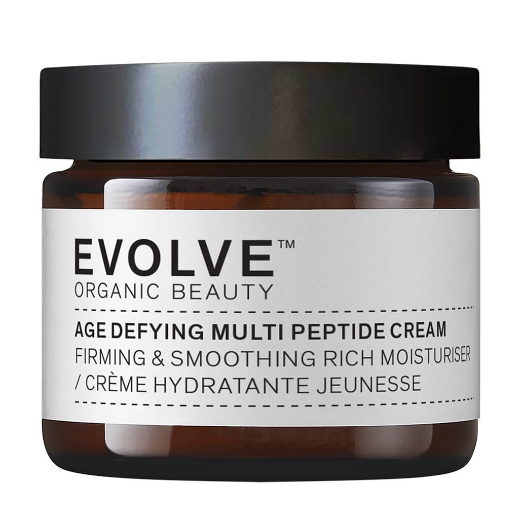 evolve organic beauty age defying multi peptide cream 60ml
