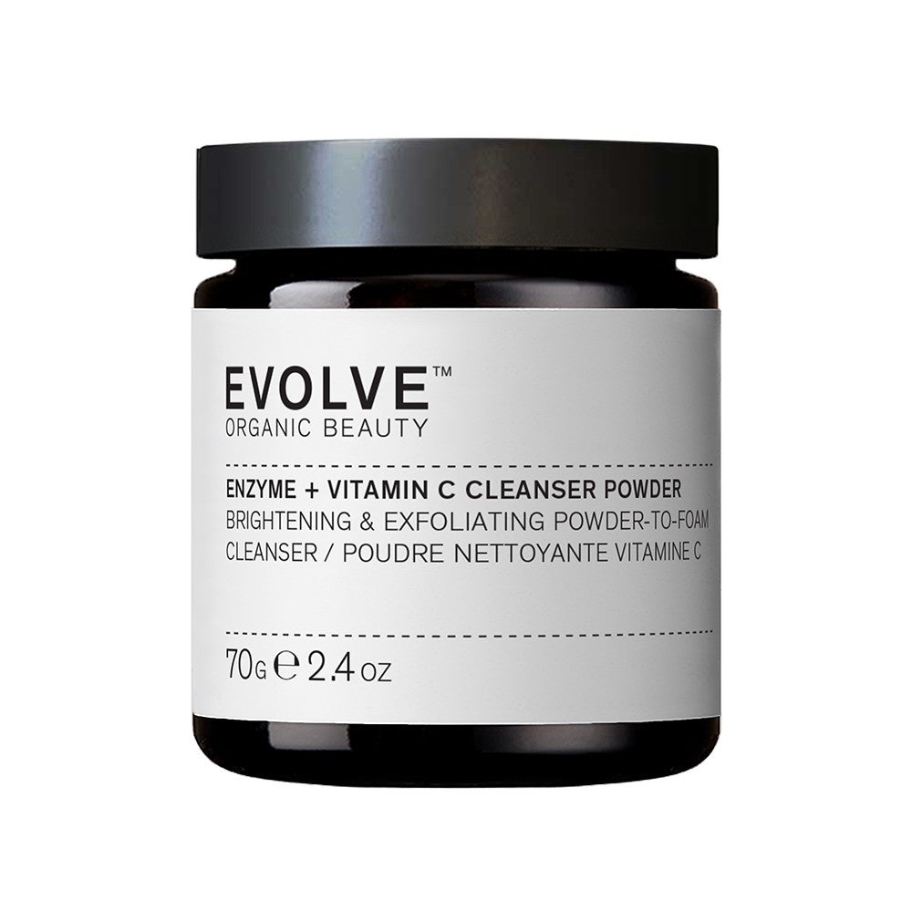 evolve organic beauty enzyme vitamin c cleanser powder 70g
