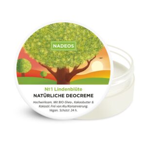 Natürliche Deocreme Lindenblüte