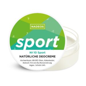 Natürliche Deocreme Sport