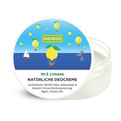 Natürliche Deocreme Limone 1 Natürliche Deocreme Limone