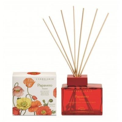 PAPAVERO SOAVE Raumduft mit Holzstäbchen 1 PAPAVERO SOAVE Raumduft mit Holzstäbchen