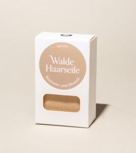 Haar Seife handgeschöpft